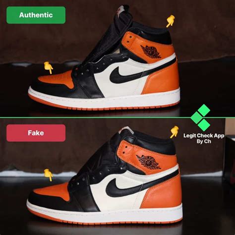 real jordan shoes vs fake|jordan 1 real vs fake.